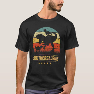 Brother Dinosaur Rex Brothersaurus 2 Kinder Famili T-Shirt