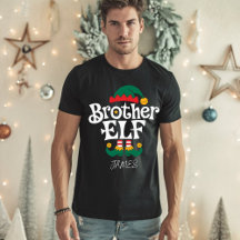 Brother Elf Funny Elf Matching Weihnachtsgeschenk
