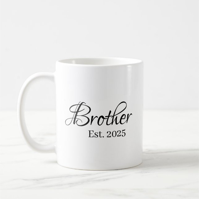 Brother Est. Year – Established Brother Milestone Kaffeetasse (Links)