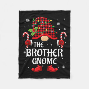 Brother Gnome - Weihnachtsjets für Familien Fleecedecke