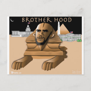 Brother Hood Nacht Postkarte