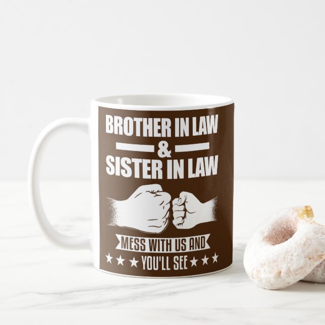 Brother in law sister in law  kaffeetasse (Mit Donut)