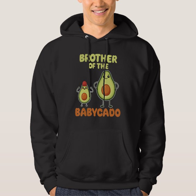 Brother Of The Babycado Avocado Cute Family Pregna Hoodie (Vorderseite)