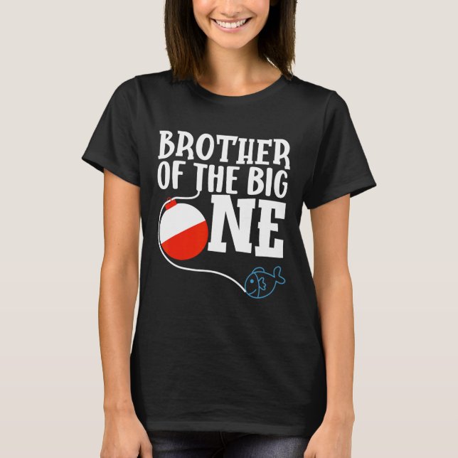 Brother Of The Big One Fishing Boy First Birthday  T-Shirt (Vorderseite)