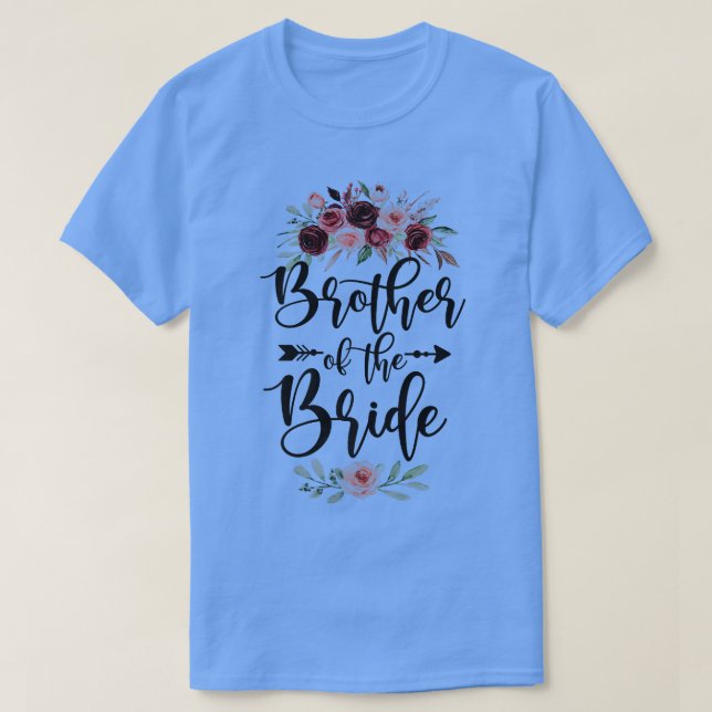 Brother Of The Bride Wedding Shower Celebration Li T-Shirt (Design vorne)