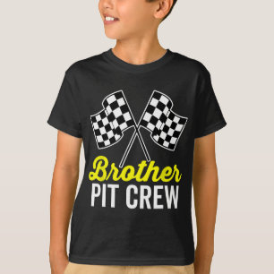 Brother Pit Crew für Racing Party Kostüm Dunkel T-Shirt