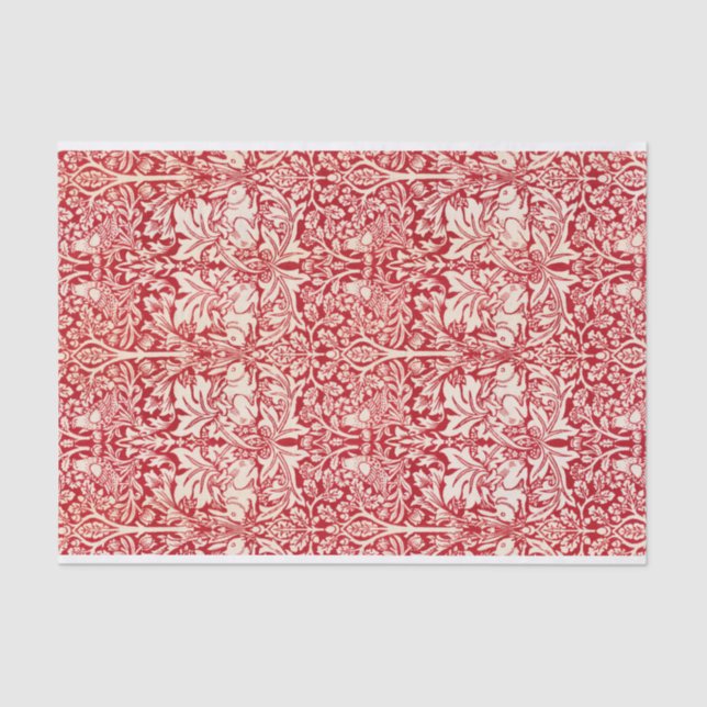 Brother Rabbit von William Morris Seidenpapier (Vorderseite)