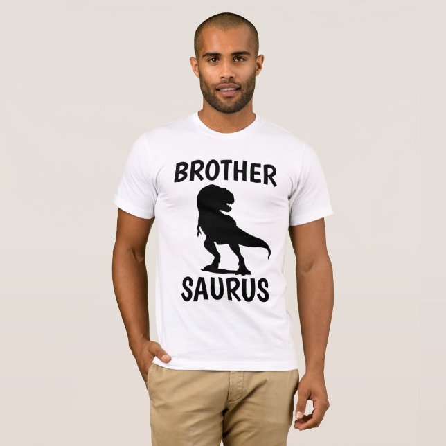 BROTHER SAURUS Funny T - Shirt (Vorne ganz)