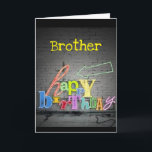**BROTHER** SCHREIBT AUF DER WALL BIRTHDAKARTE KARTE<br><div class="desc">ERZÄHLEN SIE IHRE ***TWIN**** WIE VIEL SIE IHREN "SEHR GLÜCKLICHEN GEBURTSTAG" WÜNSCHEN MÖCHTEN,  DASS SIE VON 1 MEINER 8 GESCHÄFTE GESCHAFFEN HABEN!!</div>