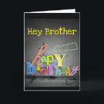 **BROTHER** SCHREIBT AUF DER WALL BIRTHDAKARTE KARTE<br><div class="desc">ERZÄHLEN SIE IHREN ***BRUDER**** WIE VIEL SIE IHREN "SEHR GLÜCKLICHEN GEBURTSTAG" WÜNSCHEN MÖCHTEN,  DASS SIE VON 1 MEINER 8 GESCHÄFTE GESCHAFFEN HABEN!!</div>