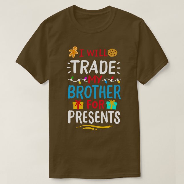 Brother Sibling Christmans T-Shirt (Design vorne)