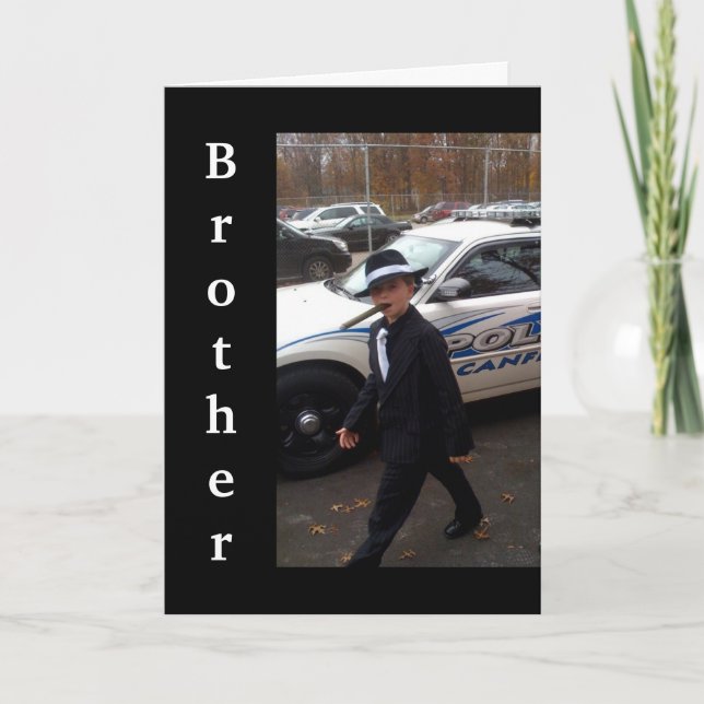 "BROTHER" - SIE (BESSER) HABEN EINEN GROSSEN BIRTH KARTE (Vorderseite)