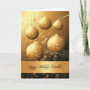Brother stylish holiday greeting card with oramen feiertagskarte