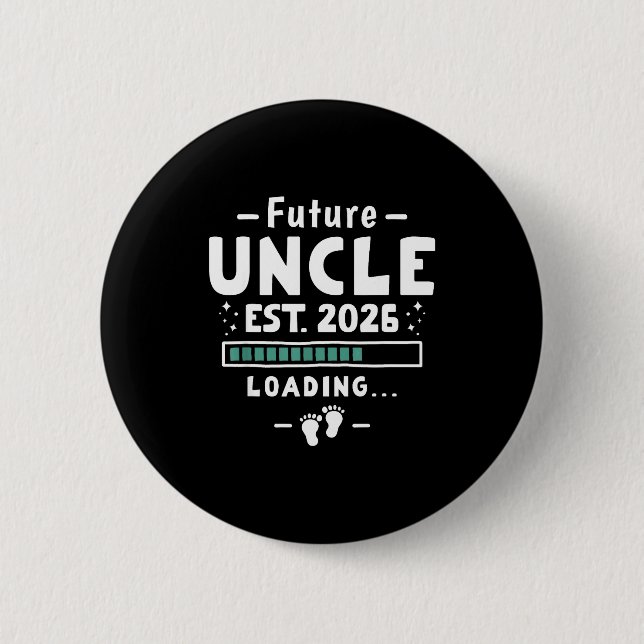 Brother To Uncle Pregnancy Announcement - Future U Button (Vorderseite)
