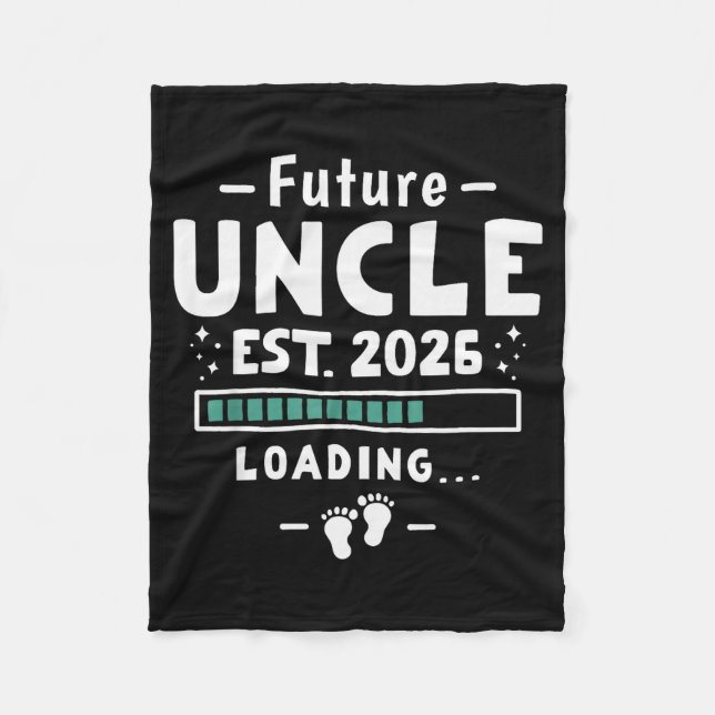 Brother To Uncle Pregnancy Announcement - Future U Fleecedecke (Vorderseite)