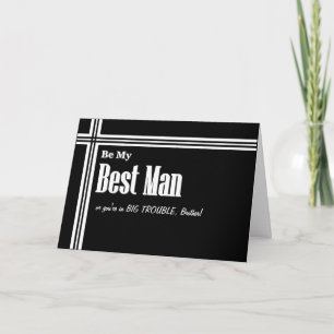 BROTHER Trauzeuge Hochzeitseinladung - Lustig Einladung