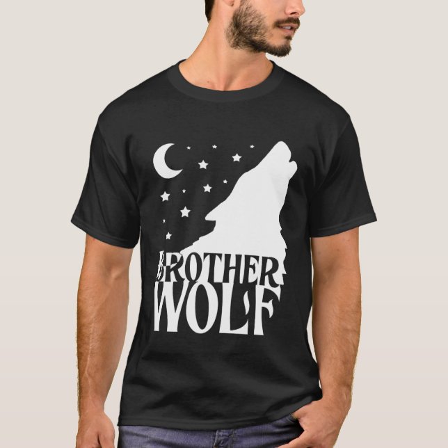 Brother Wolf Wolf Pack Wolf Family Matching Family T-Shirt (Vorderseite)
