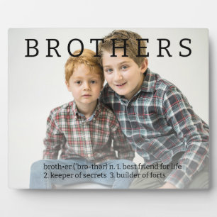 Brothers Dictionary Definition Fuque Plaque Fotoplatte