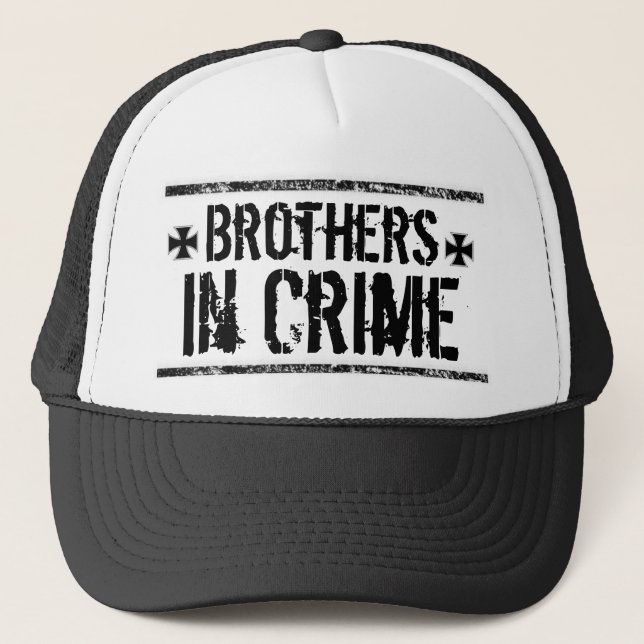 Brothers in Crime Truckerkappe (Vorderseite)