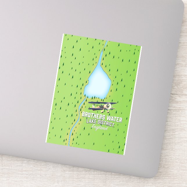 Brothers Water Lake District England Aufkleber (Detail)