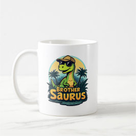 Brothersaurus - Fun Cartoon Dinosaur Brother Kaffeetasse