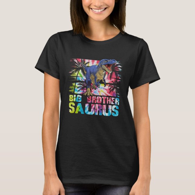 Brothersaurus Rex Dinosaur Big Brother Saurus T-Shirt (Vorderseite)