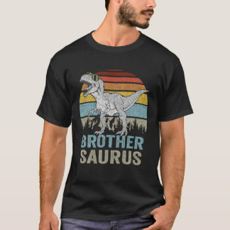 Brothersaurus T Rex Brother Saurus Familie Matchin T-Shirt