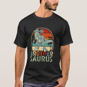 Brothersaurus T Rex Dinosaur Funny Brother Saurus T-Shirt