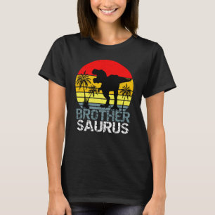 Brothersaurus T Rex Dinosaurier T-Shirt