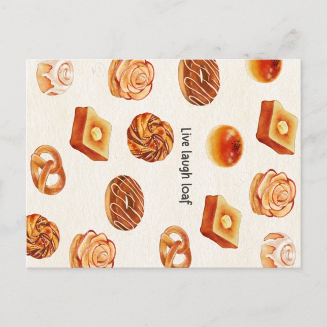Brotpostkarte Postkarte (Vorderseite)
