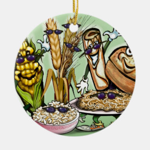 Brotsortiment Keramik Ornament