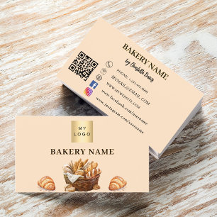 Brotteig QR-Logo Visitenkarte