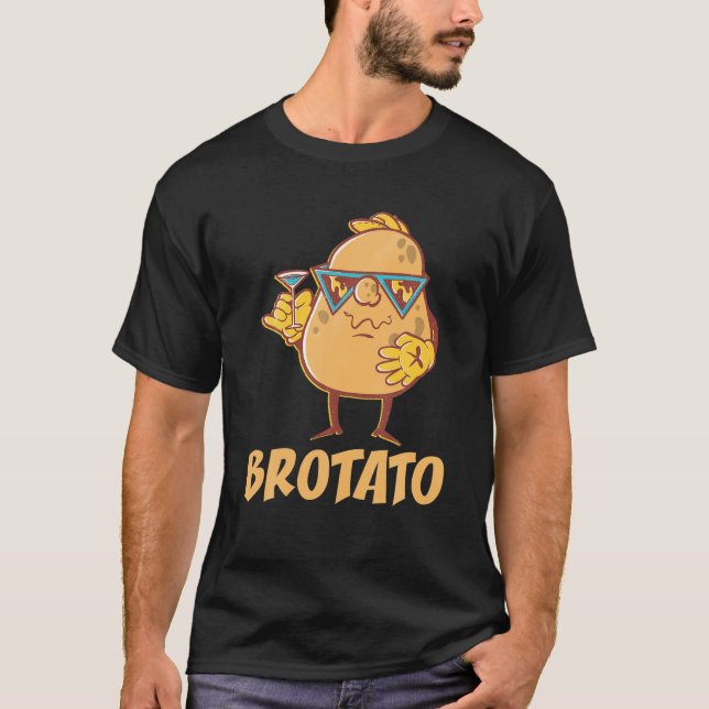 Brotto - Brüder und Kartoffeln Bro Freunde Friends T-Shirt (Vorderseite)