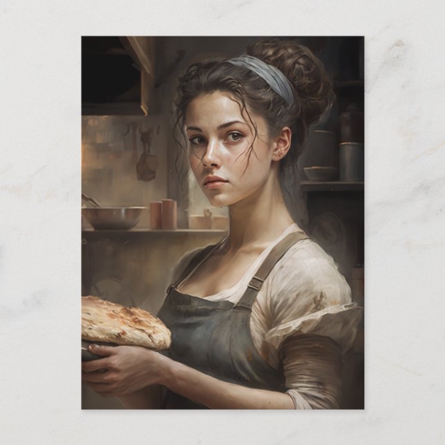 Brotweibchen Postkarte (Vorderseite)