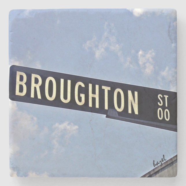 Broughton Straße, Savanne, Steinuntersetzer (Vorderseite)