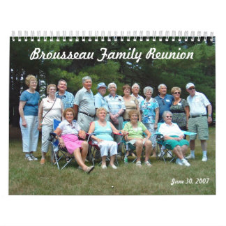 Brousseau Familien-Wiedersehen-Kalender Kalender