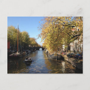 Brouwersgracht Amsterdam Herbst Postkarte