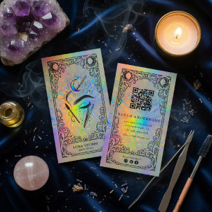 Brow-Künstlerin   Holographic Beauty Salon Visitenkarte