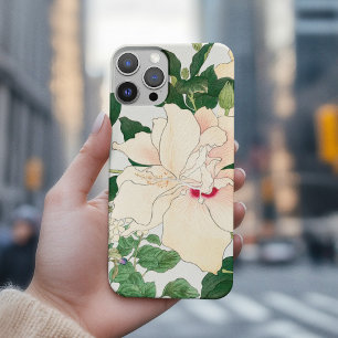 Browallia & Hibiskus Blumen -Japanischer Holzschni Case-Mate iPhone Hülle