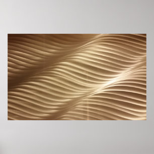 BROWER UND WEISS STRIPIERTE TEXTILE POSTER