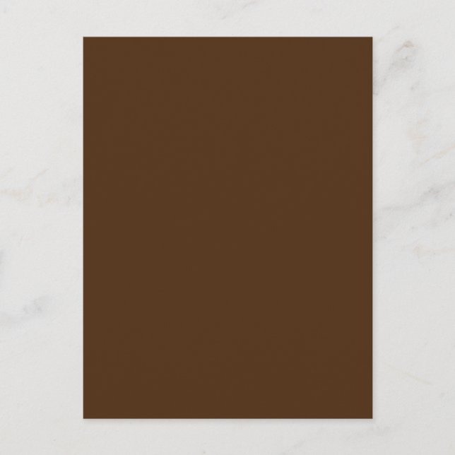 Brown #4D2A10, Krokodil Feiertagspostkarte (Vorderseite)