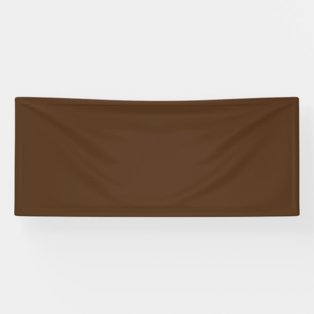 Brown #4D2A10, Krokodil-Vinyl-Banner Banner (Horizontal)