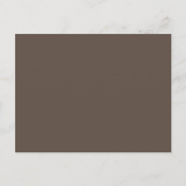 Brown #5E4E44, Leber Postkarte (Vorderseite)