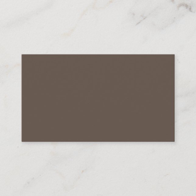 Brown #5E4E44, Leber Terminkarte (Vorderseite)