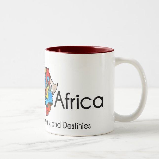 Brown Afrika Zweifarbige Tasse (Rechts)