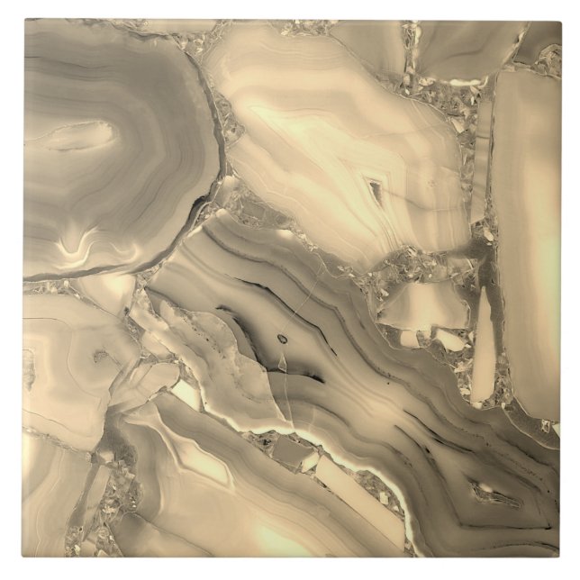 Brown Agate Fliese (Vorderseite)