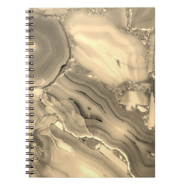 Brown Agate Notizblock (Vorderseite)