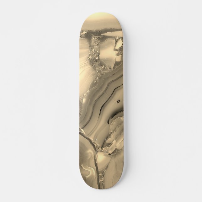 Brown Agate Skateboard (Vorne)