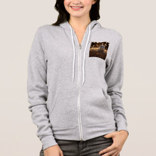 Brown Baby Wombat on Brown Bokeh Bliss, Hoodie