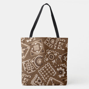 Brown Bandanna Tasche